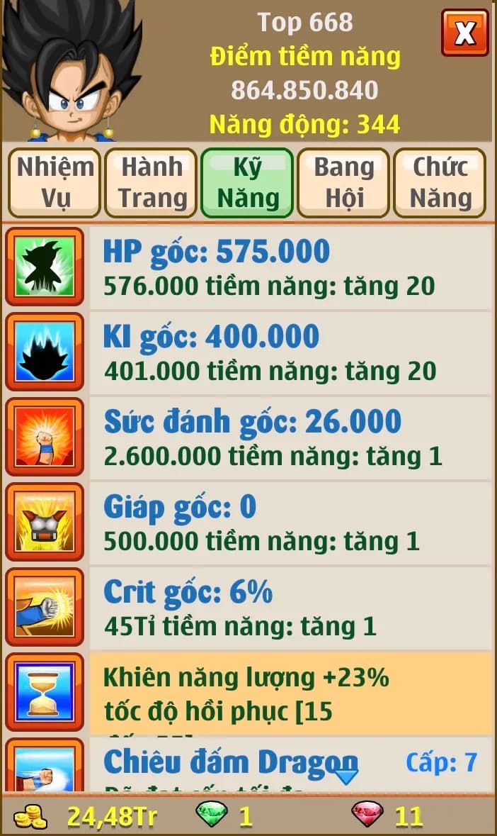 TD 2 sét kích  hoạt 3