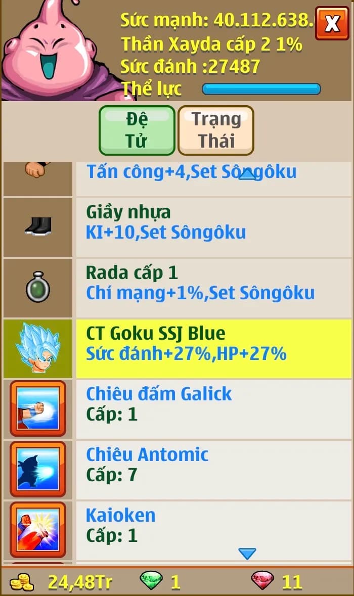 TD 2 sét kích  hoạt 5