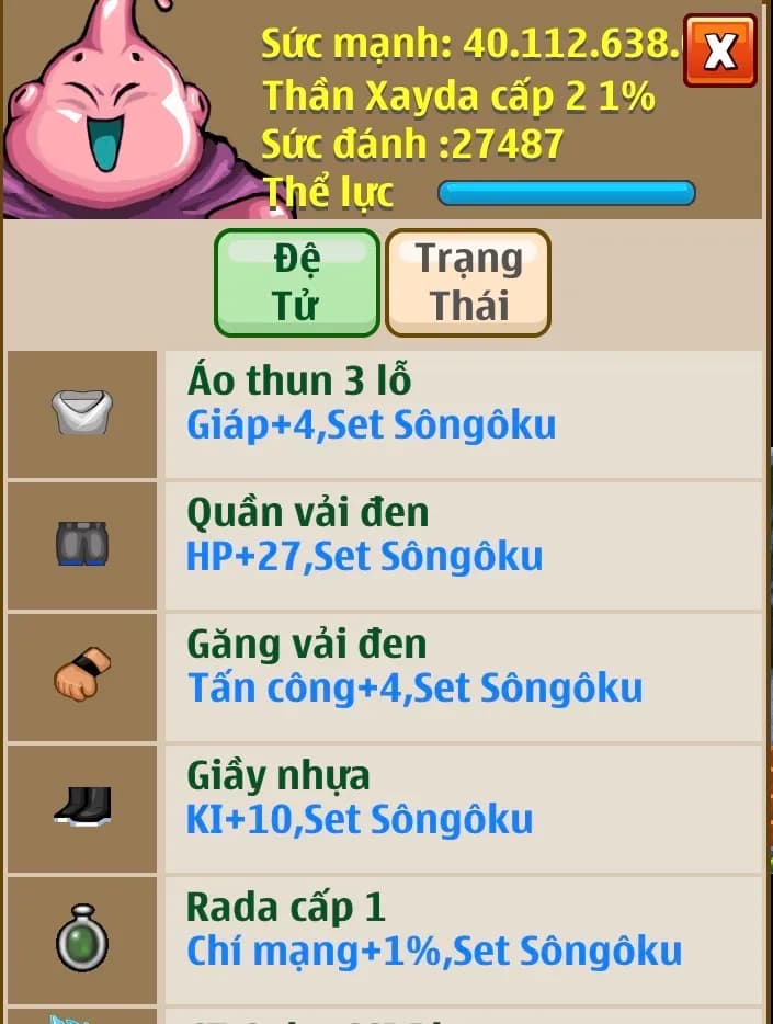 TD 2 sét kích  hoạt 7