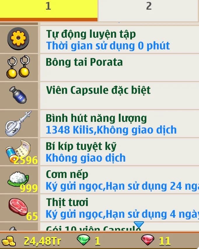 TD 2 sét kích  hoạt 8