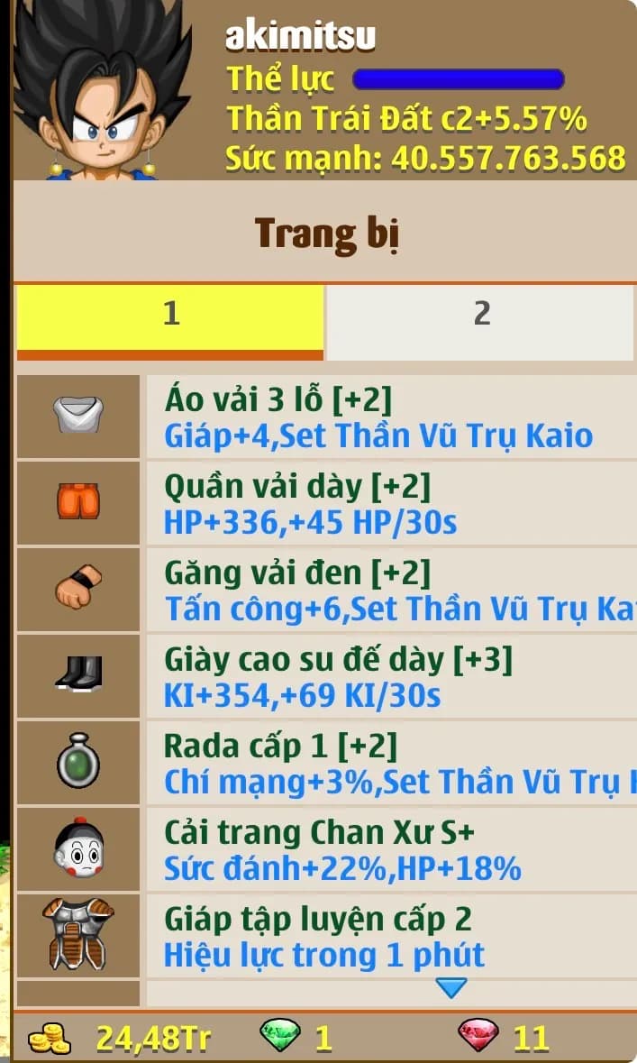 TD 2 sét kích  hoạt 10
