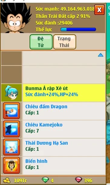 nội tại vàng skill đệ đẹp
